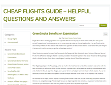 Tablet Screenshot of cheapflights-advice.org